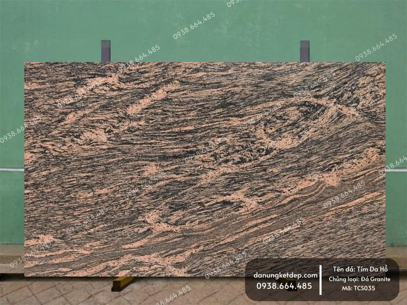 Đá Hoa Cương Tím Da Hổ (Đá Tiger Skin)