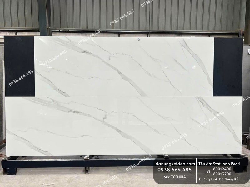 Đá nung kết Statuario Pearl