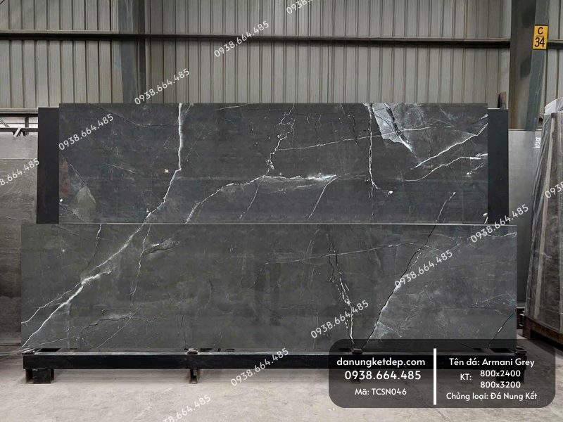 Đá nung kết Armani Grey