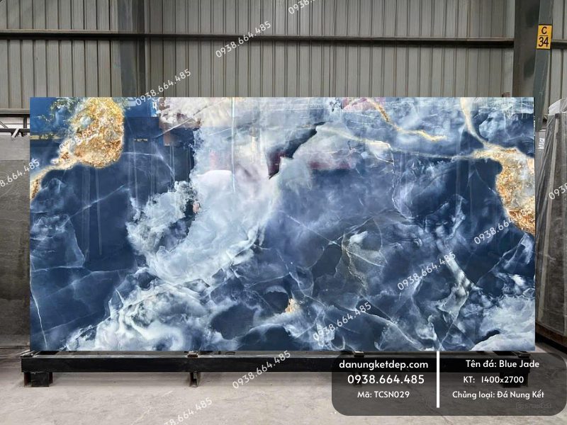 Đá nung kết Blue Jade