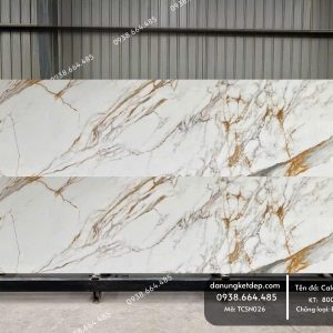 Đá nung kết Calacatta Gold