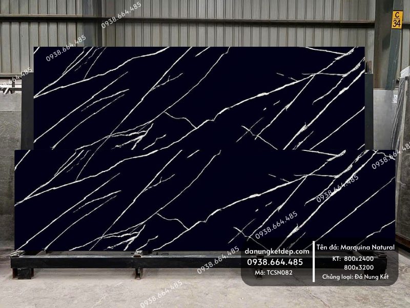 Đá nung kết Marquina Natural