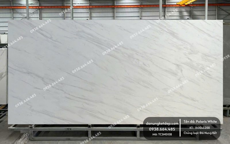 Đá nung kết Polaris White
