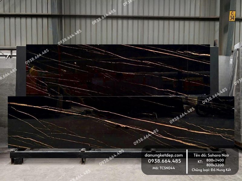 Đá nung kết Sahara Noir