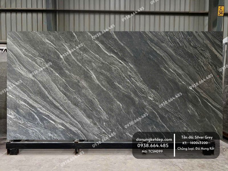 Đá nung kết Silver Grey