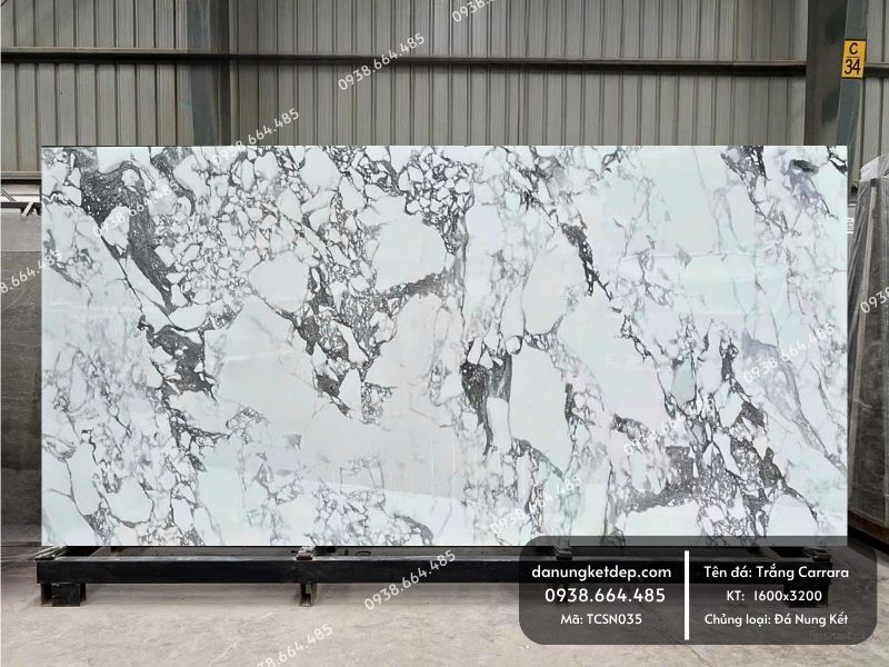 Đá nung kết trắng Carrara