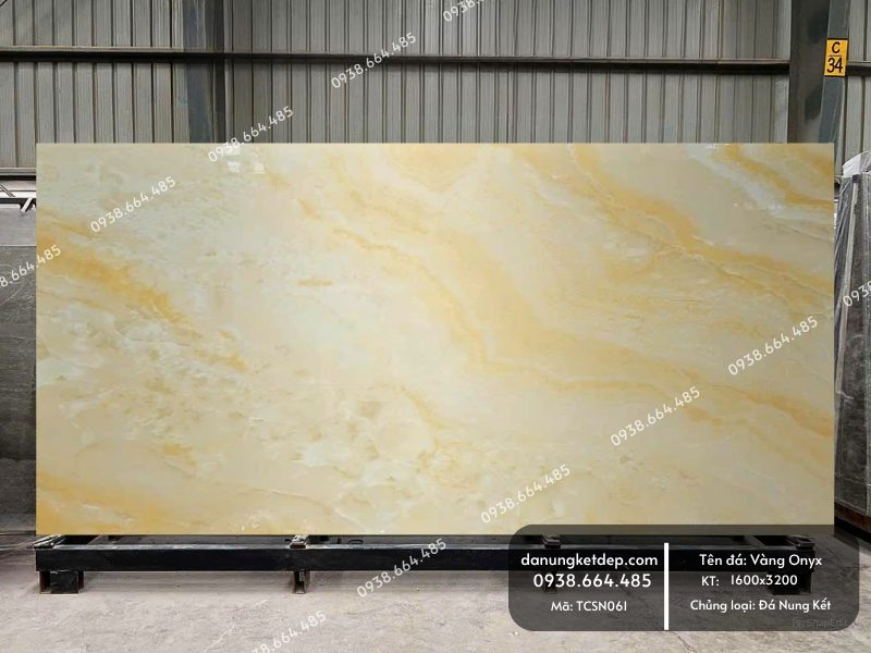 Đá nung kết Vàng Onyx