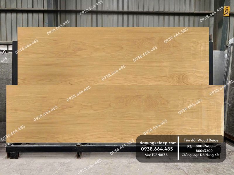 Đá nung kết Wood Beige