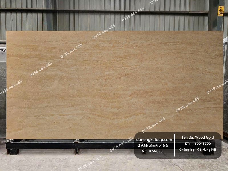 Đá nung kết Wood Gold