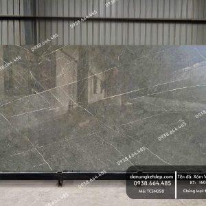 Đá nung kết xám vân mây bóng